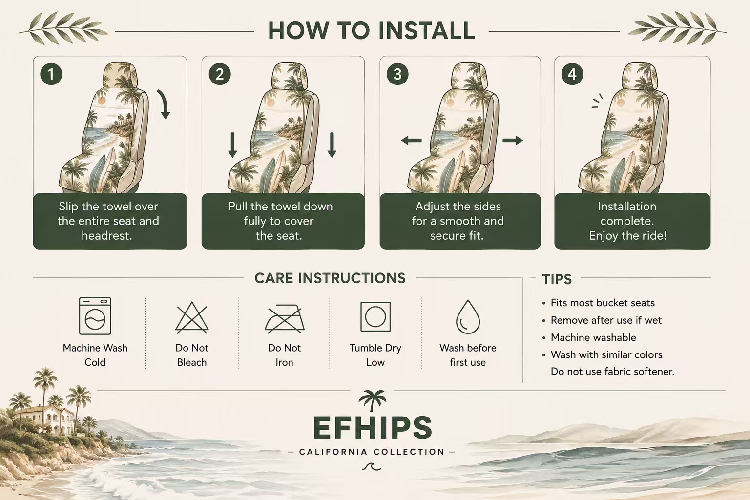 Installation and care guide