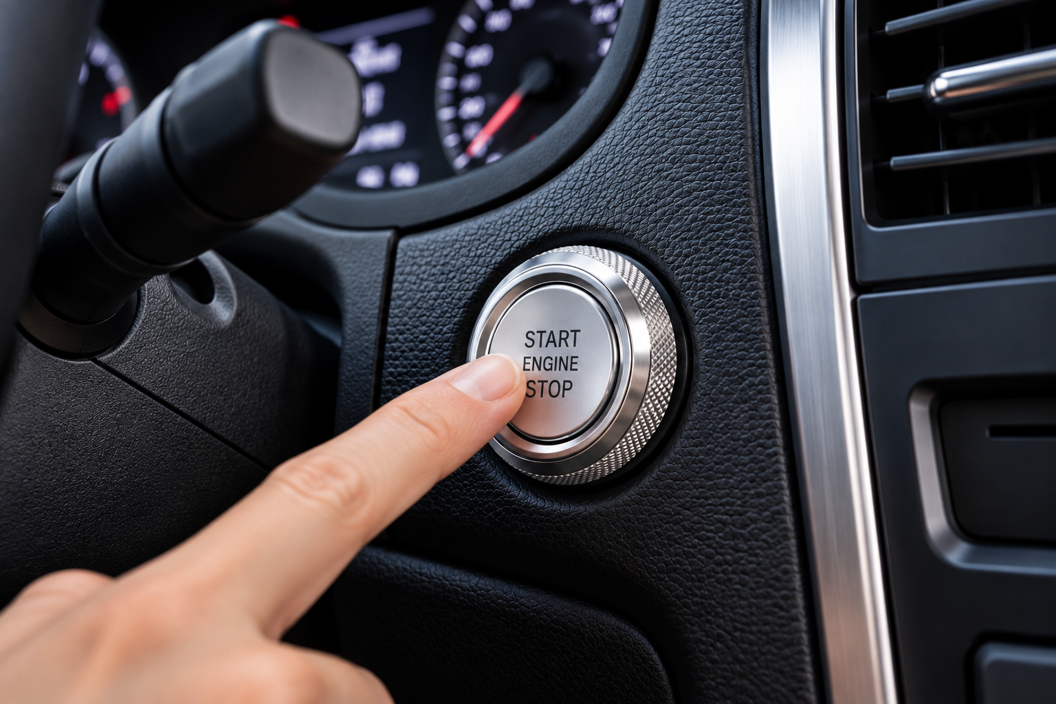 12V push button start switch connector harness and electrical installation