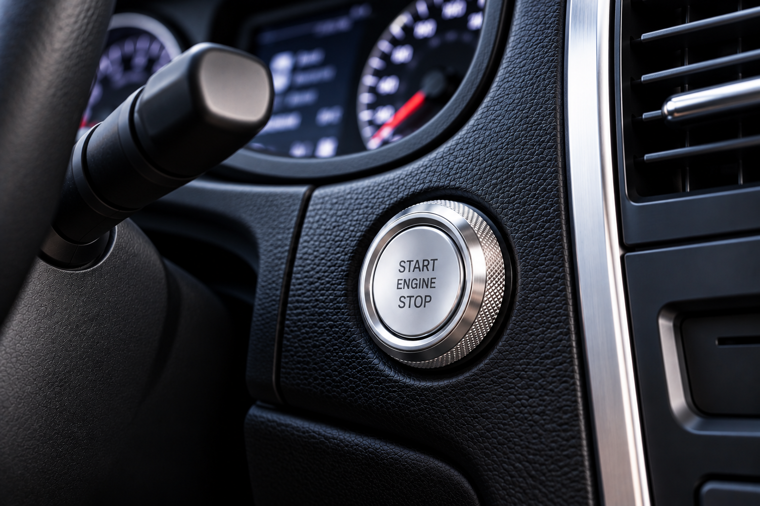 12V push button start switch connector harness and electrical installation
