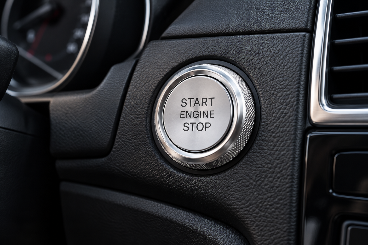 12V push button start switch connector harness and electrical installation