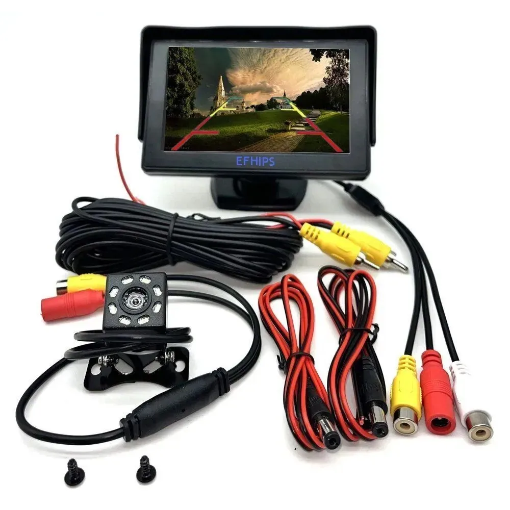EFHIPS 4.3-inch Wired Backup Camera Kit - actual catalog product photo