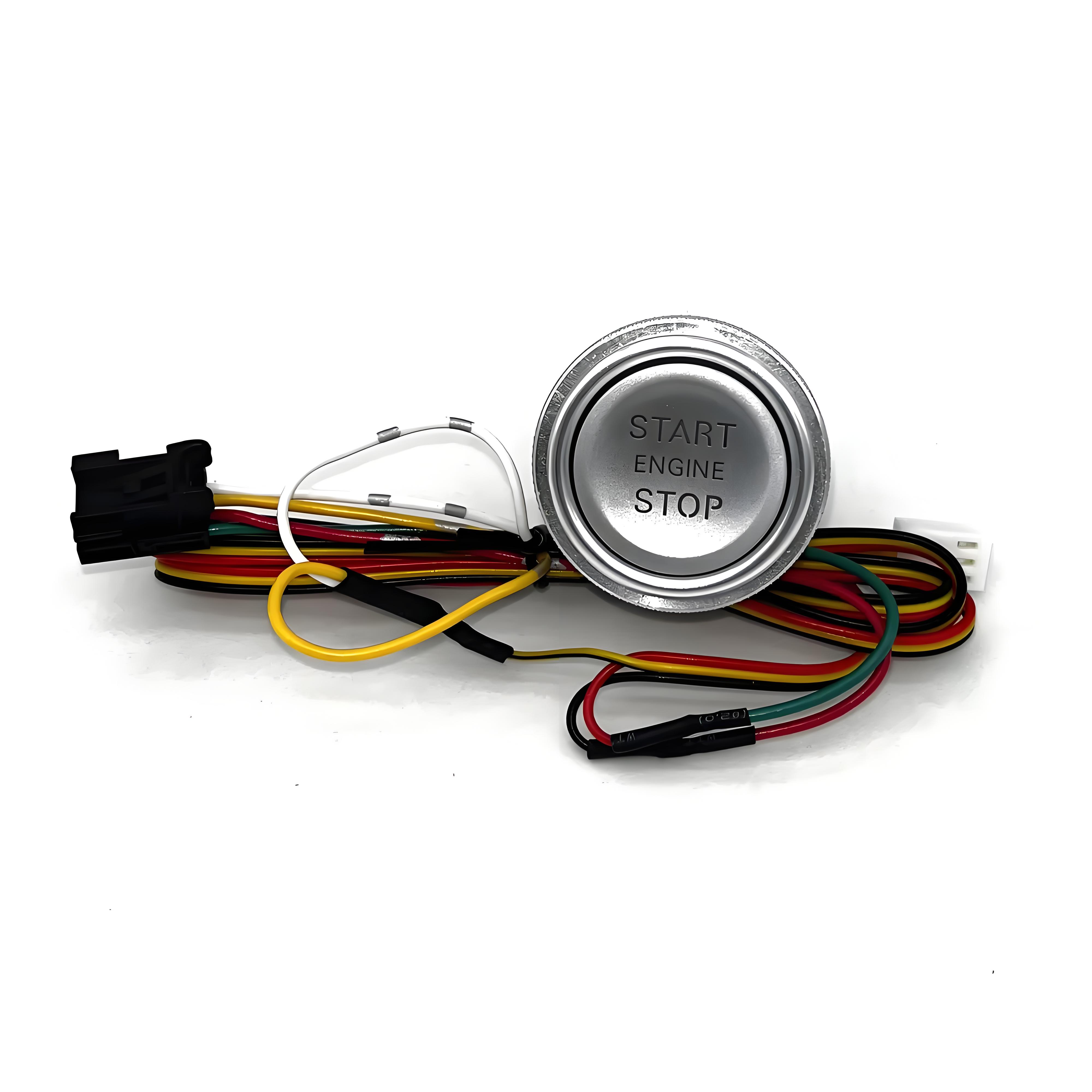 Chrome push to start ignition switch side view